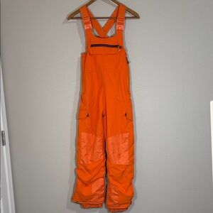 All in Motion Kids Vibrant Orange Snowboarding Ski Sledding pants overalls